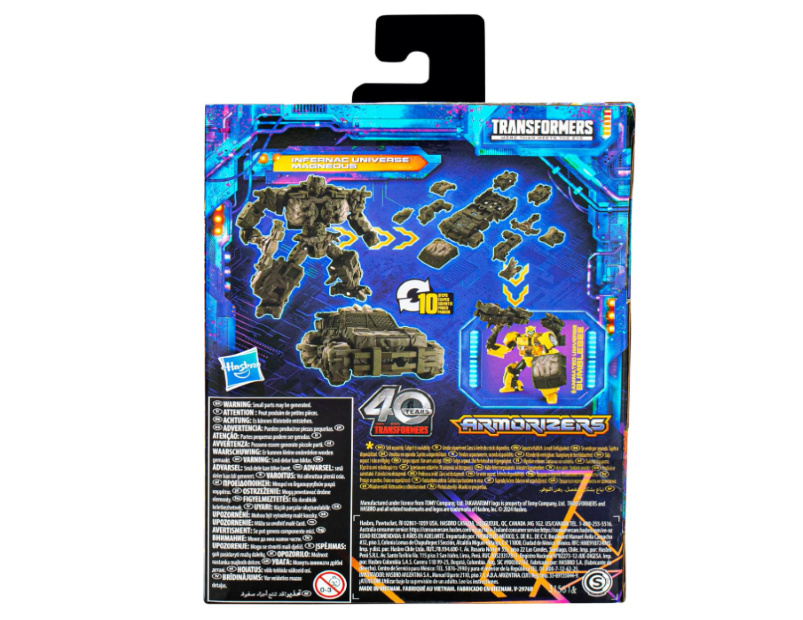 Transformers Legacy United Deluxe Class Infernac Universe Magneous Action Figure - 5.5 Inches, Ages 8+