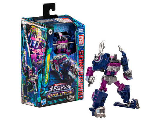 Transformers Legacy Evolution Deluxe Axlegrease Toy - 5.5 Inch Action Figure for Ages 8 and Up