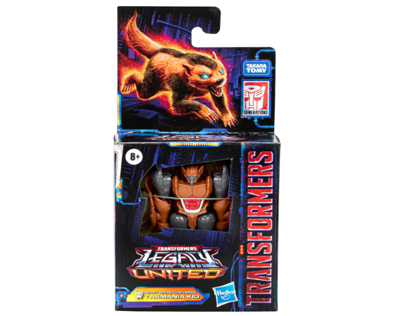 Transformers Legacy United Core Class Beast Wars II Universe Tasmania Kid Action Figure – 3.5 Inches