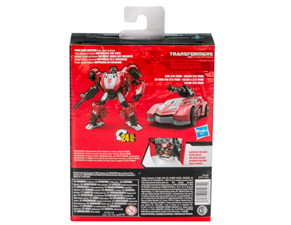 Transformers Studio Series Deluxe Gamer Edition Sideswipe Action Figure – 4.5 Inch