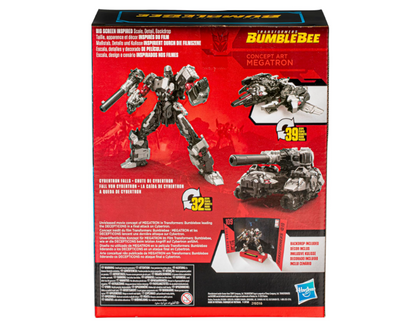 Transformers Studio Series Leader Bumblebee 109 Concept Art Megatron Action Figure – 8.5 Inch