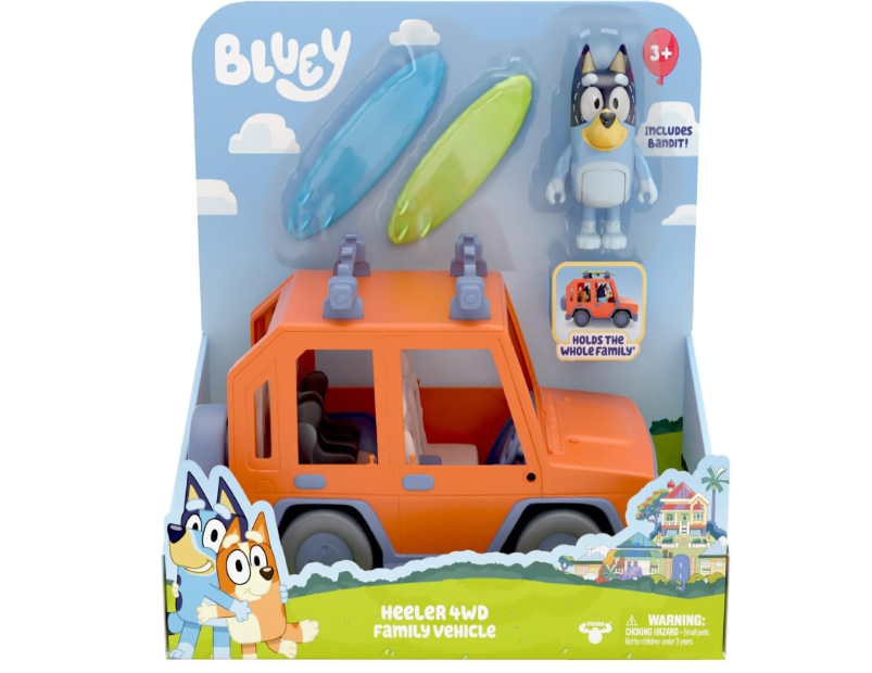 Bluey Heeler Family Cruiser Vehicle and Figure Pack