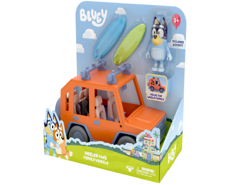 Bluey Heeler Family Cruiser Vehicle and Figure Pack