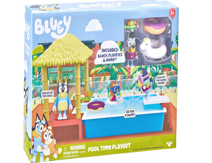 Bluey Tradies Ute Playset with Bluey and Sparky Figures