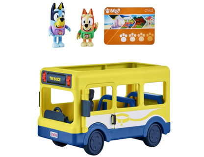 Bluey Brisbane Bus Adventure - Bus Vehicle and Figures Pack (Model 17345)