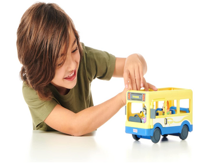 Bluey Brisbane Bus Adventure - Bus Vehicle and Figures Pack (Model 17345)