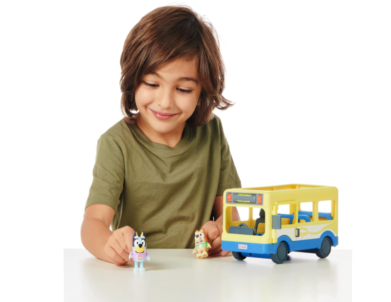 Bluey Brisbane Bus Adventure - Bus Vehicle and Figures Pack (Model 17345)