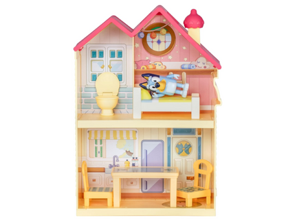 Mini Bluey Home Playset - Compact House with Carry Handle