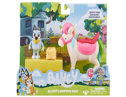 Bluey Vehicle and Figure Pack - Unipony (Model 13050)