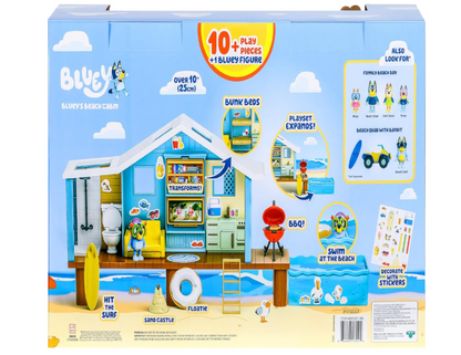 Bluey's Beach Cabin Playset with Exclusive Bluey Figure