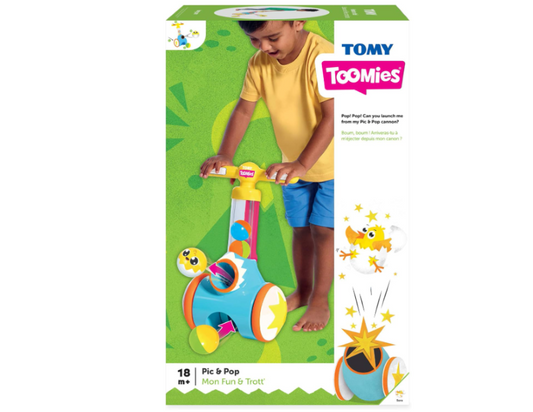 TOMY E71161 Pic N' Pop Toy - Multicoloured Fun