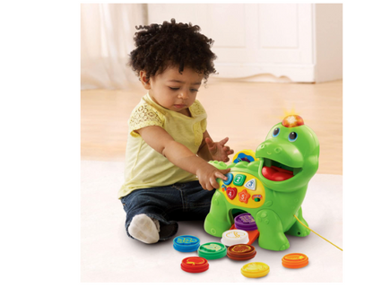 VTech Baby 157703 Feed Me Dino - Interactive Learning Toy