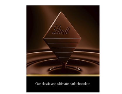 Lindt Excellence Fig Intense Dark Chocolate Block 100g - 2 Pack