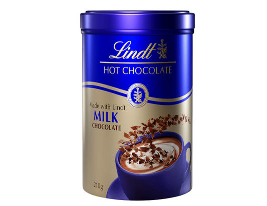 Lindt Hot Chocolate Flakes Milk 210g