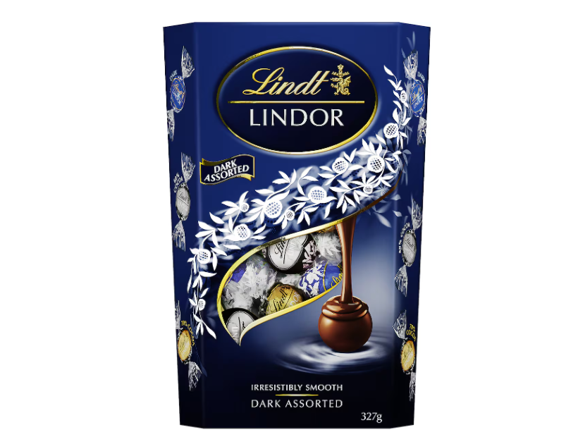 Lindt Lindor Dark Assorted Chocolate Box 327g