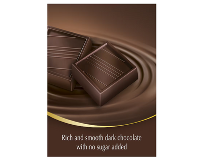 Lindt No Sugar Added Dark Chocolate Block 100g - 2 Pack