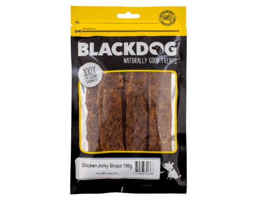 BLACKDOG | Chicken Jerky Straps - 150g