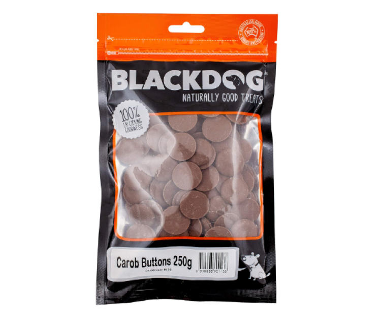 BLACKDOG | CAROB BUTTONS - 250G