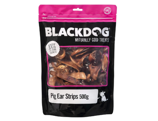 BLACKDOG | Pig Ear Strips - 500g