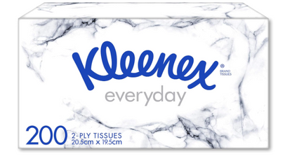 Kleenex Everyday | 2 Ply Facial Tissues 200 Count