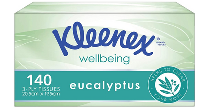 Kleenex | Eucalyptus 3 Ply Facial Tissues 140 Count