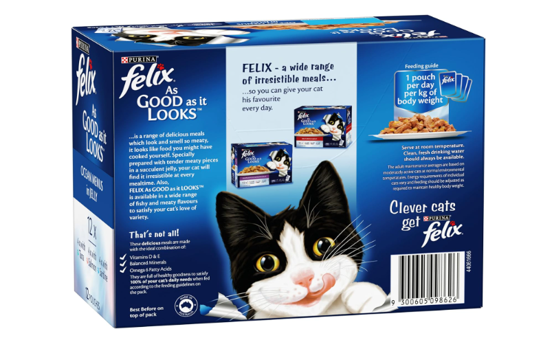 FELIX | As Good As It Looks Adult Wet Cat Food Ocean Menus in Jelly - 60x85g