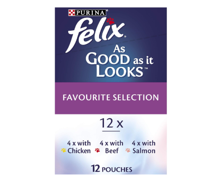 FELIX | As Good As It Looks Adult Wet Cat Food Favourites Selection - 60x85g