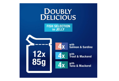 FELIX | As Good As It Looks Adult Wet Cat Food Fish Selection in Jelly - 60x85g