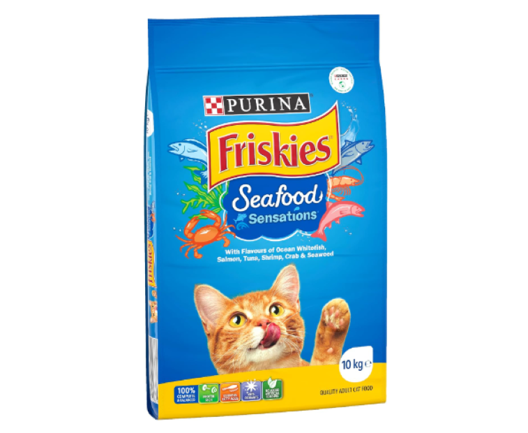 FRISKIES | Adult Dry Cat Food Seafood Sensations - 10kg