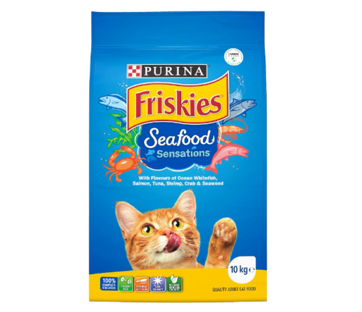 FRISKIES | Adult Dry Cat Food Seafood Sensations - 10kg