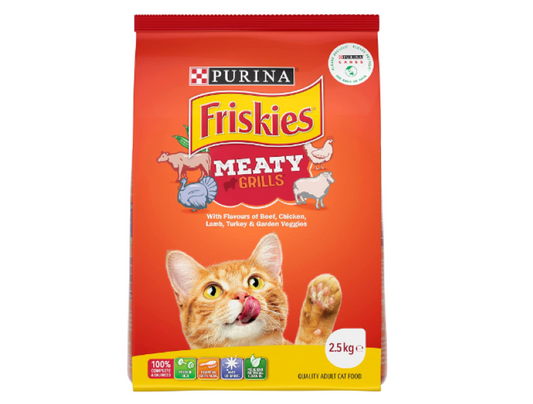 FRISKIES | Adult Dry Cat Food Meaty Grills - 2.5kg