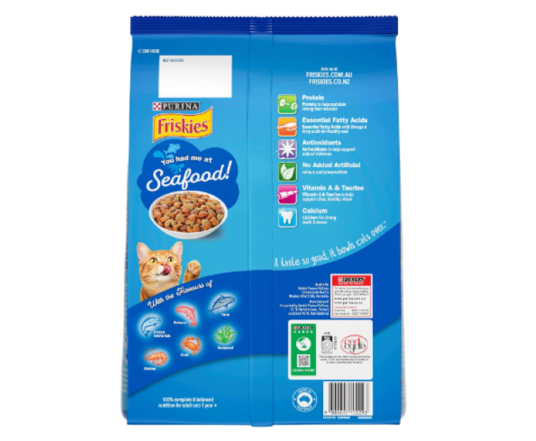 FRISKIES | Adult Dry Cat Food Seafood Sensations - 2.5kg