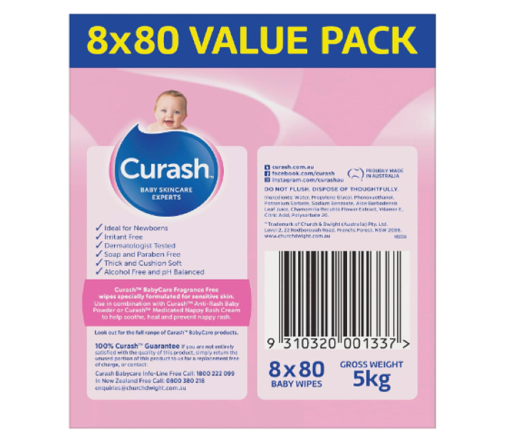 Curash Baby Wipes