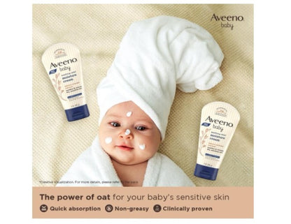 Aveeno Baby Soothing Relief Fragrance Free Sensitive Moisturising Cream 140g