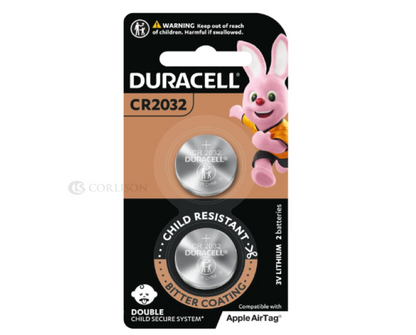 Duracell | CR2032 Battery x2, (DL2032B2) - 2 Pack of DL2302/CR2032 32060