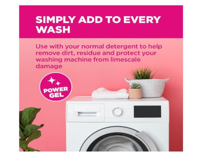 The Pink Stuff Miracle Power Limescale Gel (1L) - Prevent Limescale and Odours in Your Washing Machine