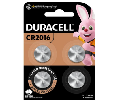 Duracell | Specialty CR2016 Coin Batteries - (Pack of 4)