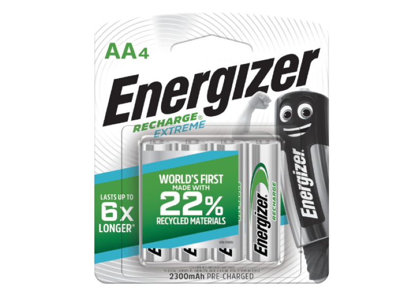 Energizer | Recharge Extreme AA Rechargeable Batteries - (Pack of 4)