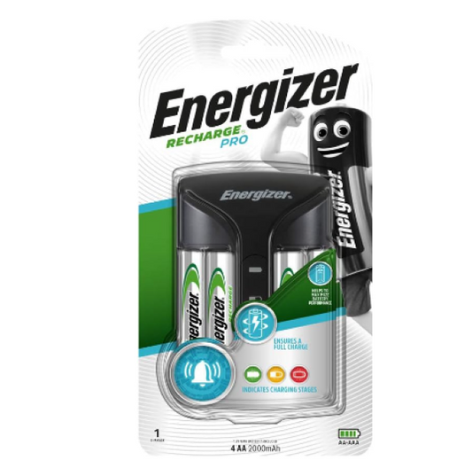 Energizer | Recharge Pro Battery Charger - (4 AA Rechargeable Batteries Included)