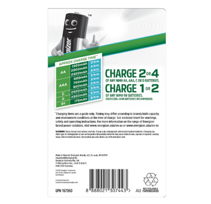 Energizer | Recharge Universal Batteries Charger