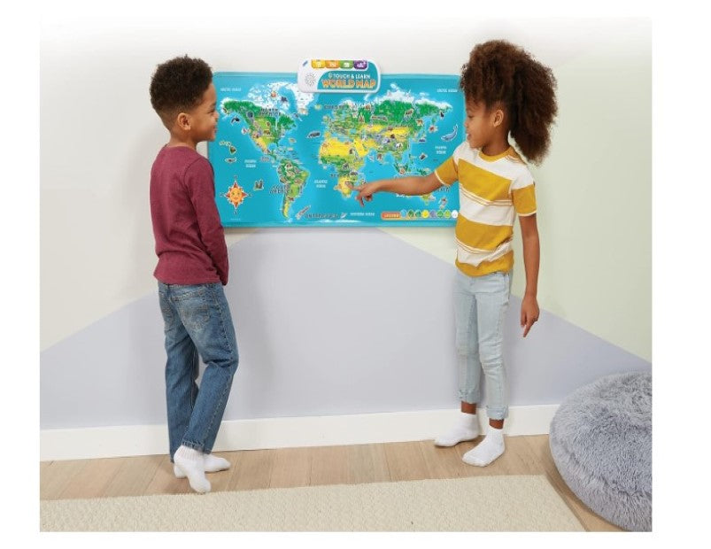 LeapFrog Touch & Learn World Map - Interactive Map, World Map