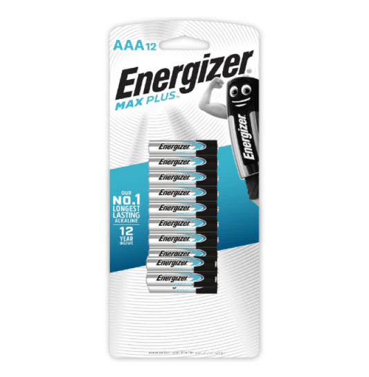 Energizer | Max Plus AAA Alkaline Batteries - 12 Pack