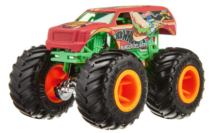 Hot Wheels | Monster Trucks Set of 4 1:64 Scale Toy Trucks, Collectible Vehicles