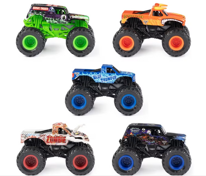 5 Pack Monster Jam Pit Party 1:64 Scale Truck Set