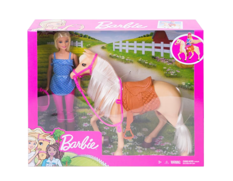 Barbie | Doll & Horse - Blonde