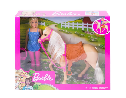 Barbie | Doll & Horse - Blonde