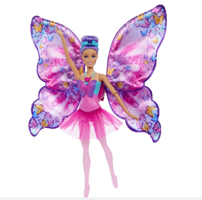 Barbie | Dance and Flutter 2-in-1 Dancer to Butterfly Doll