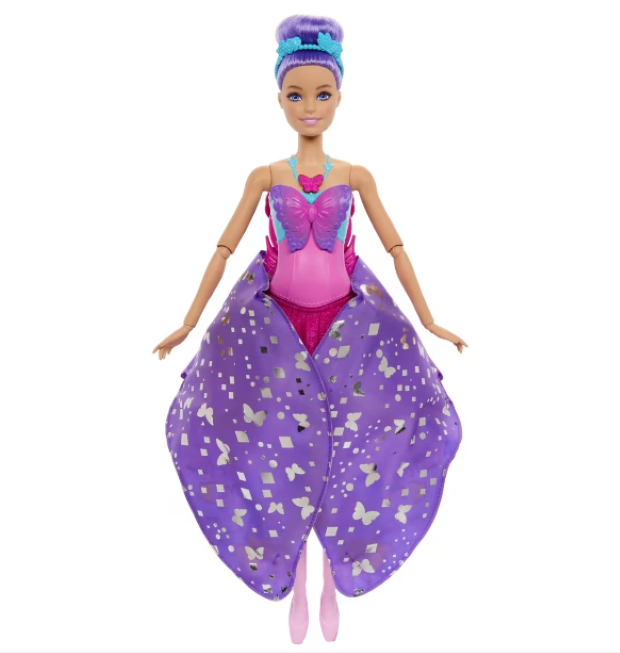 Barbie | Dance and Flutter 2-in-1 Dancer to Butterfly Doll