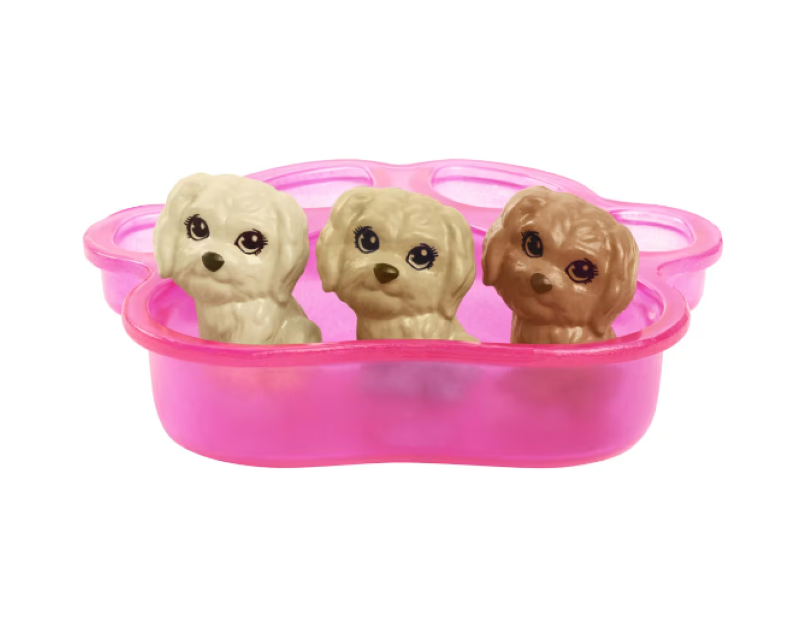 Barbie | Newborn Pups Playset