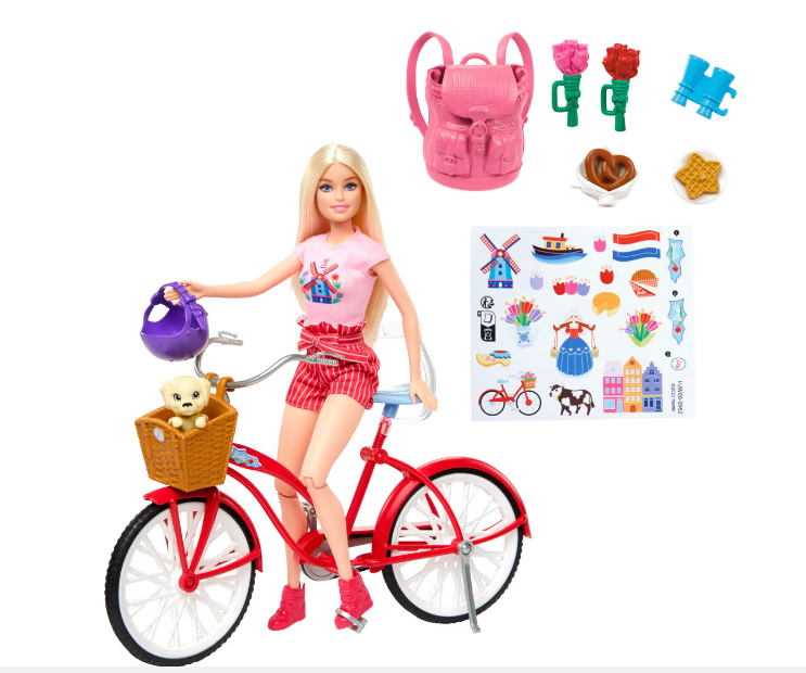 Barbie | Pink Passport Holland Doll Set